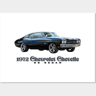 1972 Chevrolet Chevelle SS Sedan Posters and Art